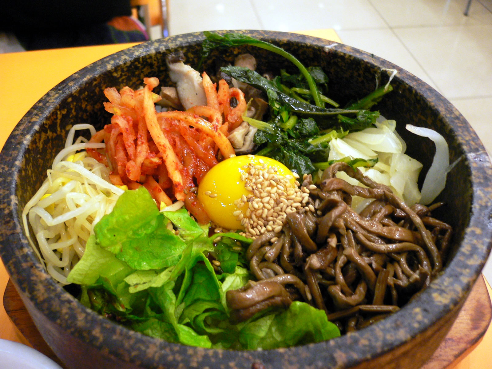 traditional korean food bibimbap