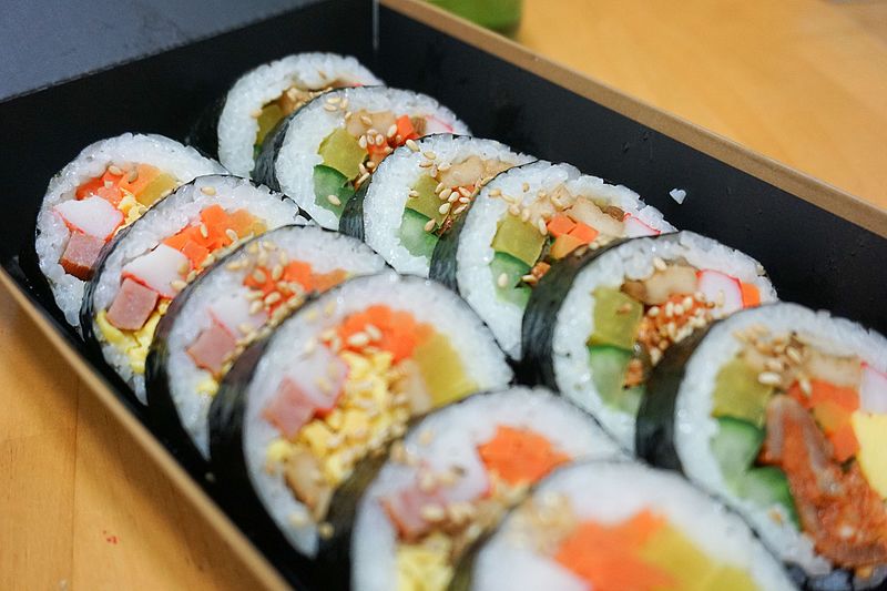 traditional korean foods kimbap