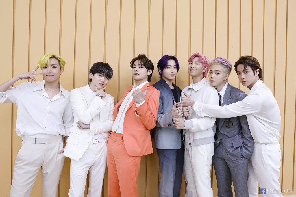 a group picture of BTS