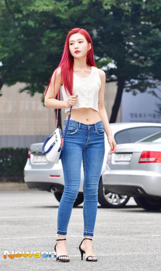 Joy Red Velvet Outside Outfit